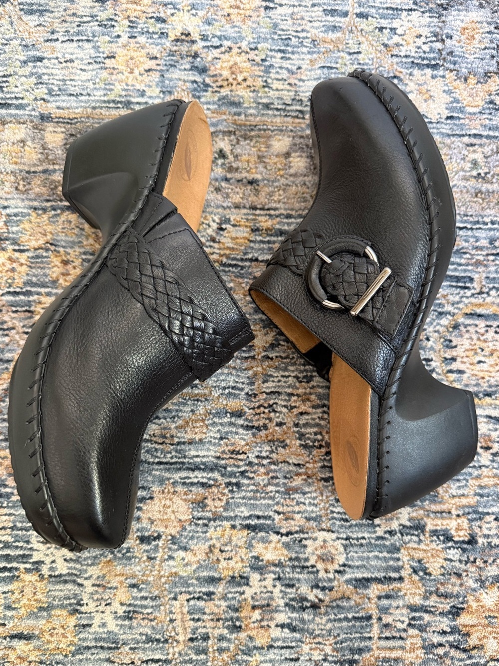 Nurture Abilee Leather Clog Mules Boho Scandi Cottage